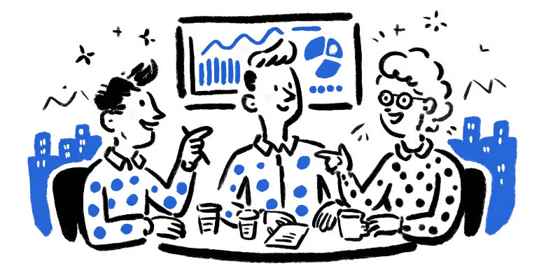 Enterprise L&D leaders discussing adoption metrics around screen